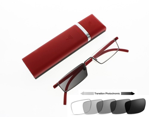 Half Top randlose Übergangsbrille photochrome TR90 kurzsichtige Brille - 1 ~ -6 - Bild 8 von 16