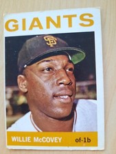 1964 Topps WILLIE MCCOVEY #350 EXCELLENT CONDITION Low Ship