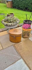 Antique Victorian hat Tin