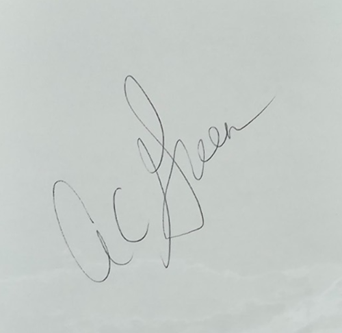 AC Green signed 3x5 index card with 8x10 glossy photo LAKERS 1985-93, 1999-2000 - Picture 2 of 3