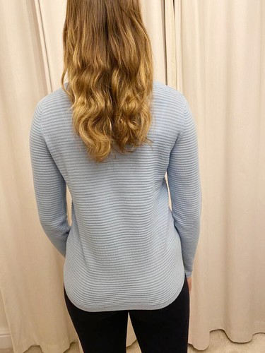 Ladies EU Branded Light Cable Knitted Scoop Neck Jumper Casual Winter Tops 795 - Picture 10 of 12