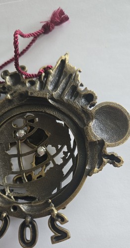 Walt Disney World Magic Kingdom   2001 Metal Celebratory Christmas Ornament - Picture 18 of 19