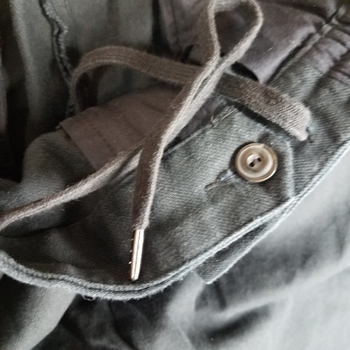 Vince Owen Pants Adult XL Black Elastic Waist Cotton Travel Office Comfort Men's - Bild 11 von 13