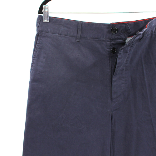 Alex Mill Boyish Chino Pants NEW Navy Blue High Rise Cotton Relaxed Size 12 - Picture 3 of 8