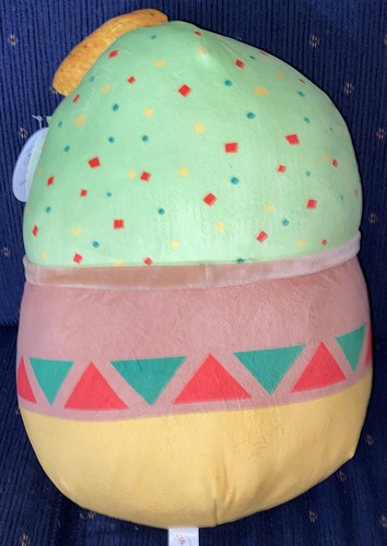 NWT Squishmallow Gideon Chips And Guacamole RARE 16"  Plush Kellytoy Stuffed Toy - Picture 3 of 6