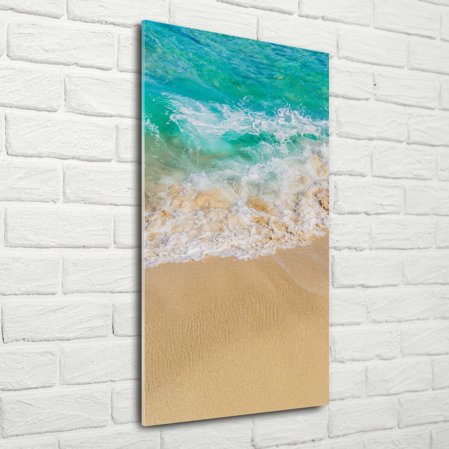 Wand-Bild Kunstdruck aus Acryl-Glas Hochformat 70x140 Strand Meer Wand-Bild Kunstdruck aus Acryl-Glas Hochformat 70x140 Strand Meer