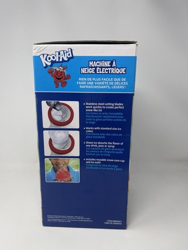 Red Kool Aid rasoio ghiaccio cono neve macchina elettrica bambini estate trattamento freddo - Foto 2 di 8