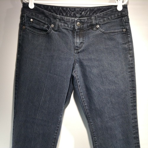 THE LIMITED 678 Women's Medium Wash Blue Jeans Size 8R Flare Leg Mid Rise EUC - Picture 2 of 7