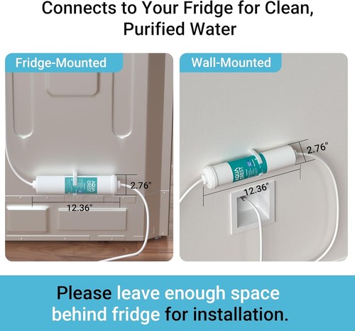 AQUACREST In-Line Water Filter for Refrigerator and Ice Maker, Filter Only - Picture 4 of 6