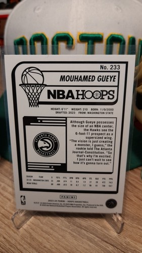 2023-24 Panini Hoops Basketball Mouhamed Gueye Rookie Card - Picture 2 of 2