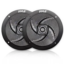 Pyle Marine Speakers - 4 Inch 2 Way Waterproof and Weather Resistant Outdoor ...