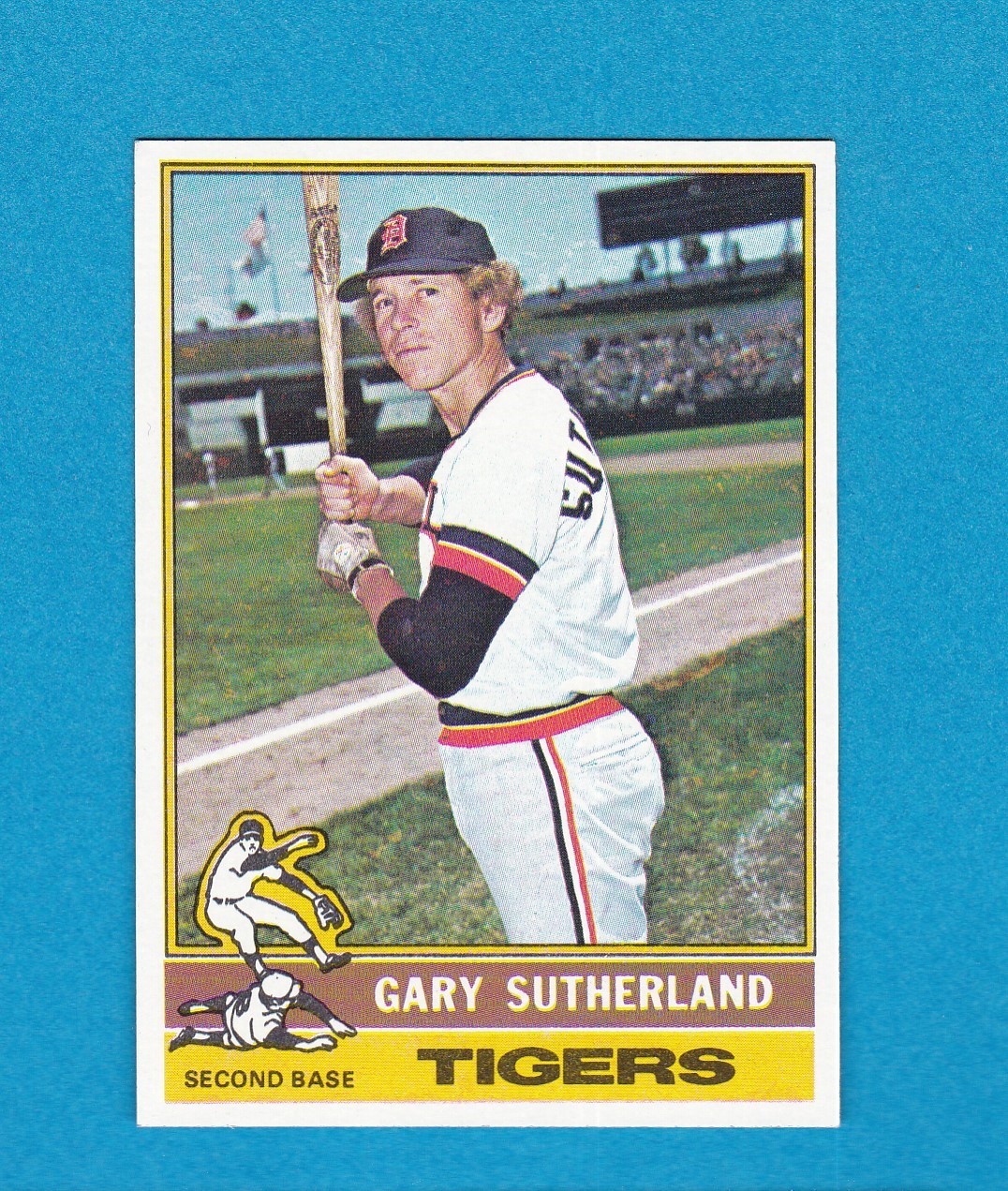 1976 TOPPS BASEBALL SET BREAK 113 GARY SUTHERLAND TIGERS NM/MT