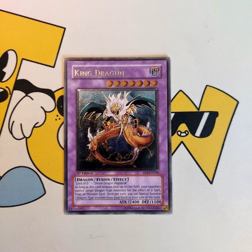 Yu-Gi-Oh! King Dragun FET-EN036 Ultimate Rare 1st Edition card Flaming Eternity - Picture 2 of 3