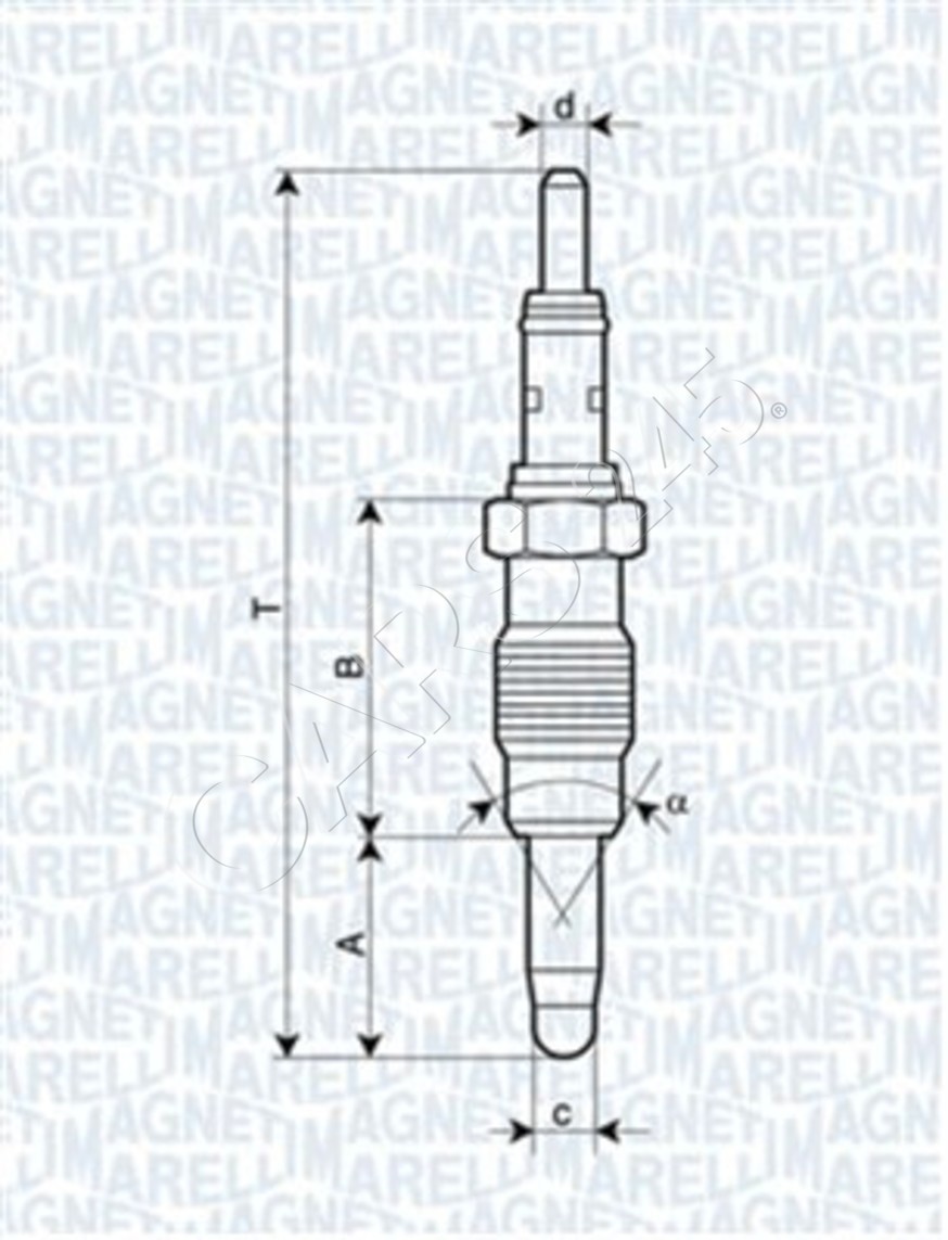 Glow Plug Fits FIAT Doblo Cargo Mpv Palio Weekend Punto Van Strada 46751764
