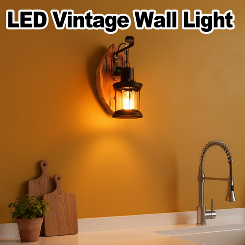 Vintage Industrial Wall Sconce Light Black Fixtures Decorative Lights Bar Mount - Picture 1 of 11