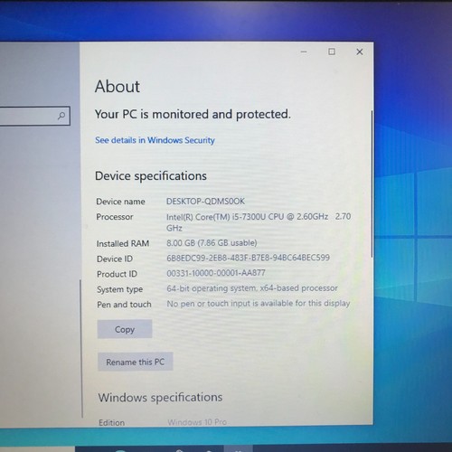 Dell Latitude 5280 14" computer portatile i5-7300U 8 GB RAM 500 GB HDD (Windows 10 Pro) - Foto 4 di 13