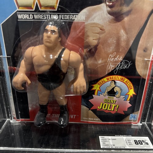 WWF Hasbro Andre The Giant Series 1 Graded UKG 80 - Picture 8 of 15