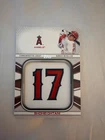 Shohei Ohtani Player Jersey Number Medallion Card 2022 Topps Baseball