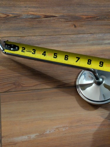 BUMM Round Mirror Chrome Right Long - Airhead /5 models ; 51 16 1 231 256 - Picture 5 of 11