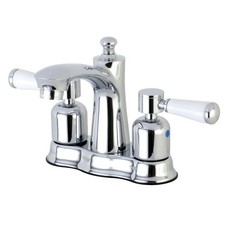Kingston Brass FB761.DPL Paris 1.2 GPM Centerset Bathroom Faucet - Chrome