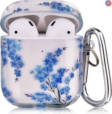 QINGQING AirPods Case, Cute Printed Design Protective Hard Cover  Portable