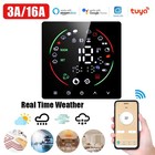 Smart WiFi Thermostat Water/Heating/Gas Boiler/Hygrometer/Weather Panel Tuya APP