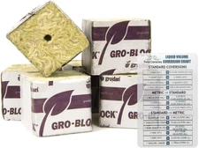 1.5" x 1.5" x 1.5" Mini Blocks Grow Media Rockwool Stonewool Cube Propagation + 