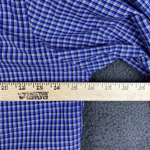 Ralph Lauren Mens Blue Check Plaid Long Sleeve Button Down Shirt LT Tall - Picture 8 of 15