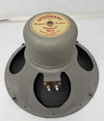 Goodmans Axiom 150 MKii MK2 Speaker 12  inch 15w 15 Ohms