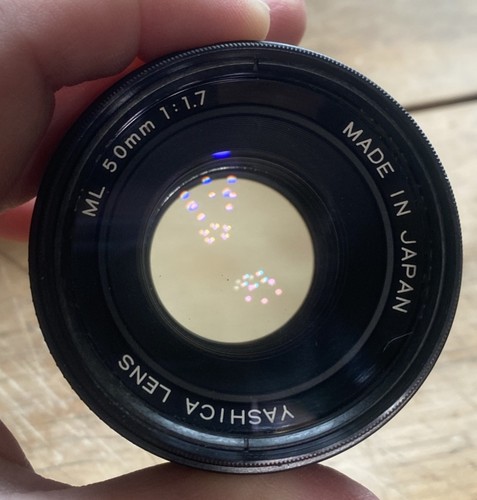 YASHICA ML 50mm F/1.7 MF Lens CONTAX YASHICA C/Y Mount from JAPAN In Box Mint. - Picture 7 of 19