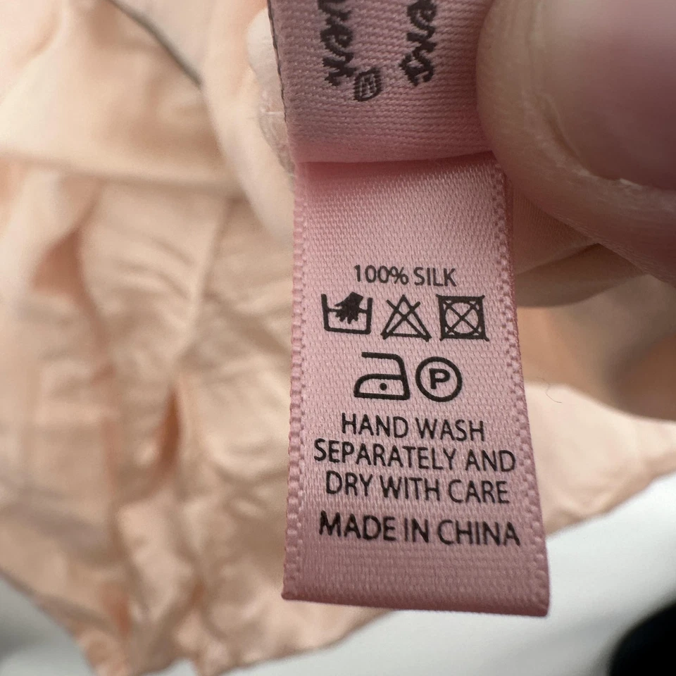 Agent Provocateur Pants Womens Large 5 Pink Silk Wide Leg Lounge Pajama Pant - Image 3 of 4