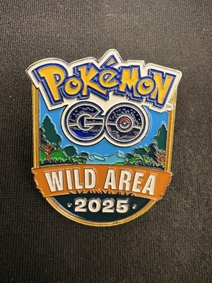 Pokémon Go Wild Area 2025 Enamel Pin   Limited Edition | Original & Neu