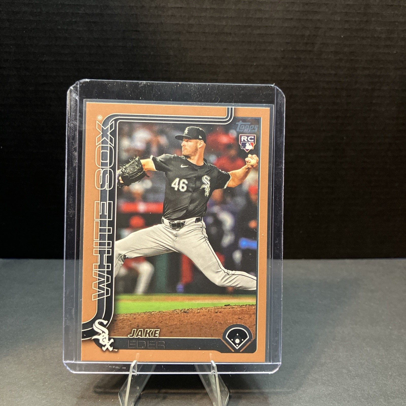 2025 Jake Eder Topps Series 2 RC #690 Gold Border Parallel 148/2025