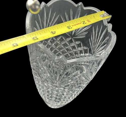 Vintage Shannon by Godinger 'Mayfair' 24% Lead Crystal Vase, 9 5/8" Heavy - Picture 7 of 10