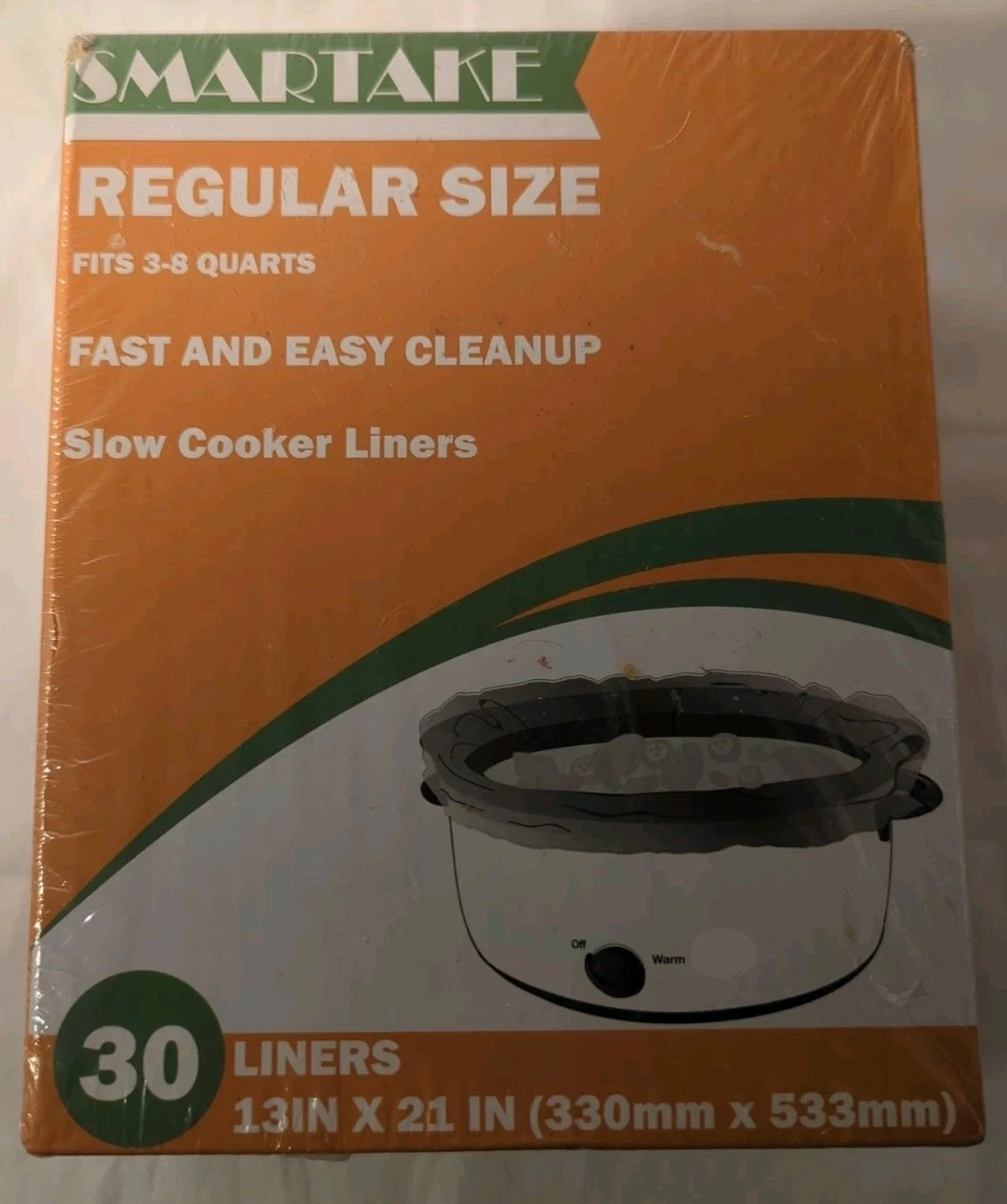 Slow Cooker Liners Hassle Free Food Grade 30ct 2 Pk Versatile Save Cleaning Time