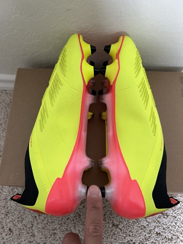 Adidas Predator Elite Laceless SG Soccer Cleats Yellow Size 6.5 IE0046 NWT - Picture 6 of 9