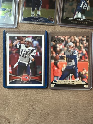 Tom Brady 14 Card Lot Topps Bowman Chrome Playoff Honors Donruss Sp - Bild 5 von 7