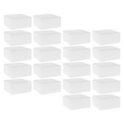  20 Pcs Polystyrene Cake Dummies Square Dummy DIY Modelling Reusable