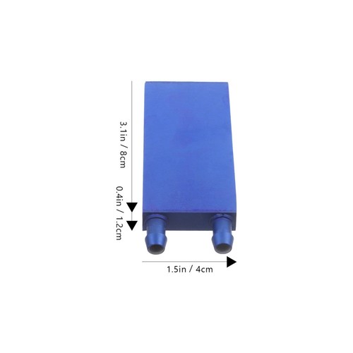 CPU CHAUFS Refroidisseur De Processeur Refroidissement Par Eau Du Radiateur - Afbeelding 2 van 12