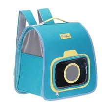 Cat Backpack Carrier Large Space Breathable Pet Hiking Backpack Sky Blue