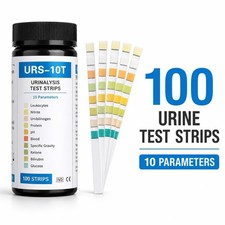 100X Urine Test Strip 10 Parameters Urinalysis Dip-Stick Testing Kit Ketone NEW