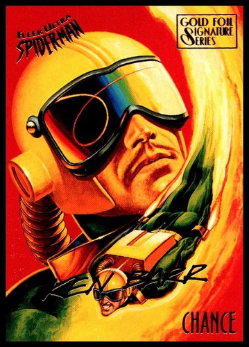 Spider-Man Chance 1995 Fleer Ultra Gold Foil Signature 16 - Bild 2 von 3