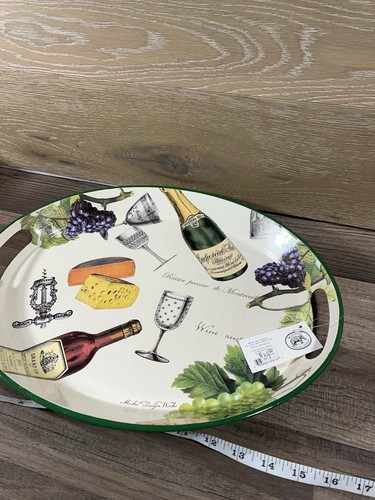 Michel Design Works Oval Tray – Wine and Cheese - NWT - Picture 2 of 6
