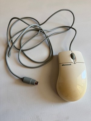 Microsoft IntelliMouse PS/2 Serial Maus   Klassiker für Retro-PCs / Vintage