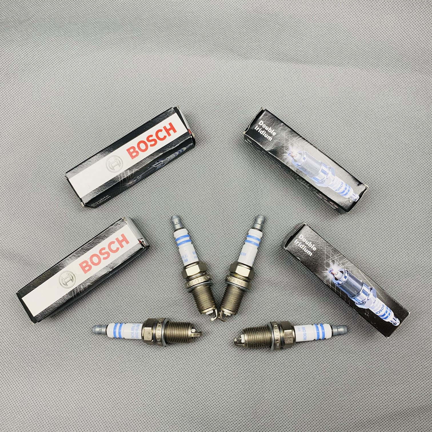 BOSCH Iridium Spark Plugs 9600 4PCS For Mazda 626 Kia Spectra INFINITI G20 2.0L