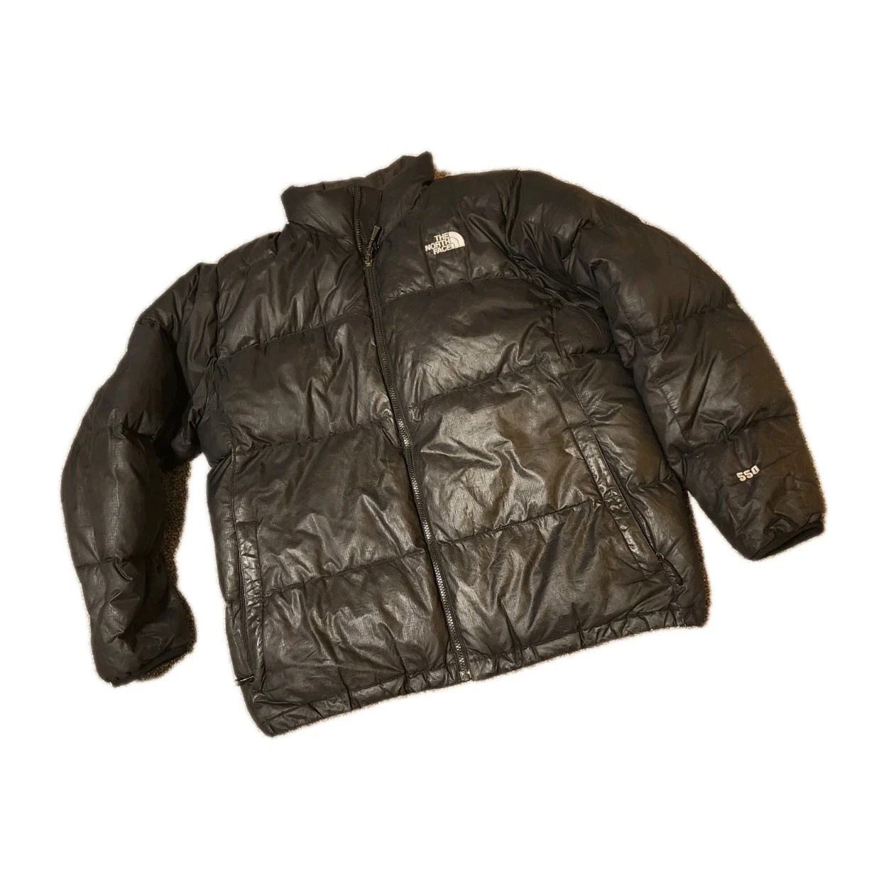 mens north face puffer jacket 550 size XL Used Black