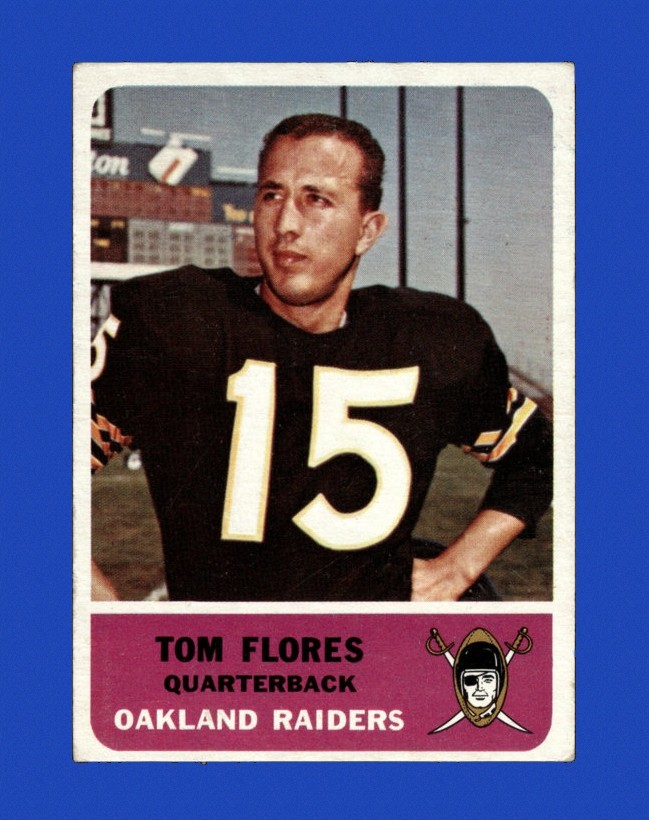 1962 Fleer Set-Break # 68 Tom Flores VG-VGEX *GMCARDS*