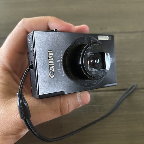 Canon PowerShot ELPH 520HS PC1736 10.1MP Digital Camera Black - Picture 3 of 9
