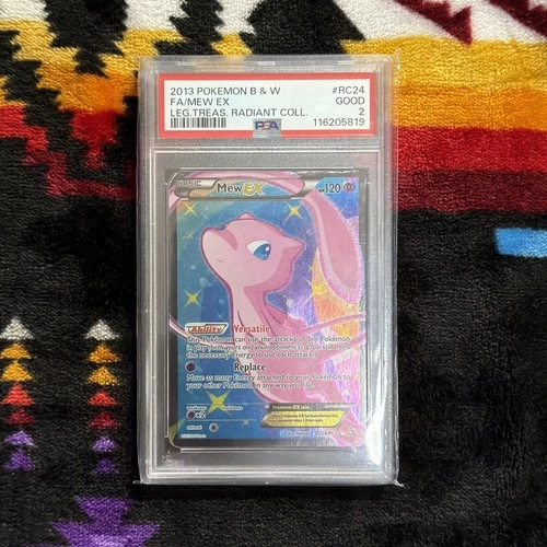 Pokemon Legendary Treasures Radiant Collection Mew EX RC24/RC25 PSA 2 - LOW POP