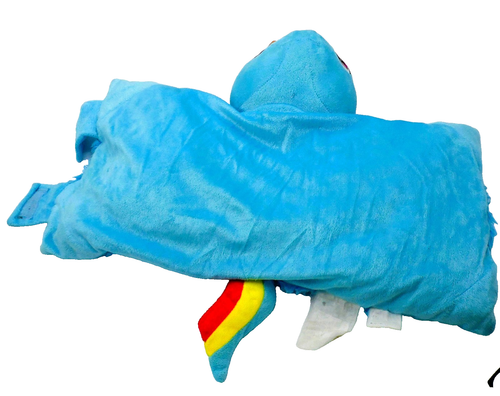 Hasbro My Little Pony Vintage Rainbow Dash Pillow Pet Blue Plush 14" Pre-owned - Picture 5 of 8